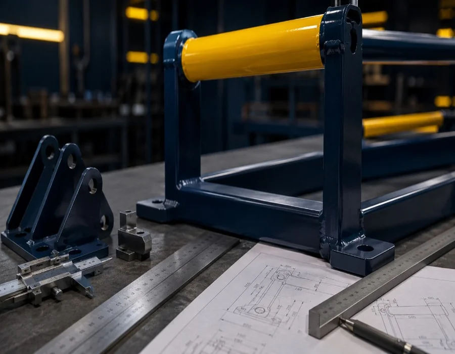 Metal frame with custom color coating